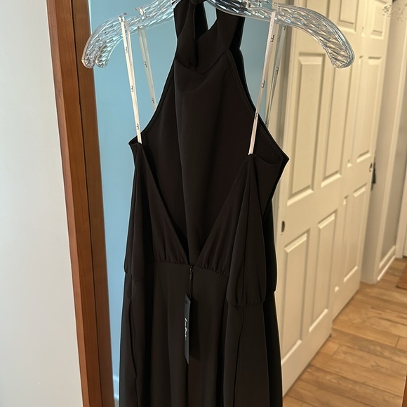 Lulu’s brand jumpsuit, black, halter, size small - Picture 4 of 6
